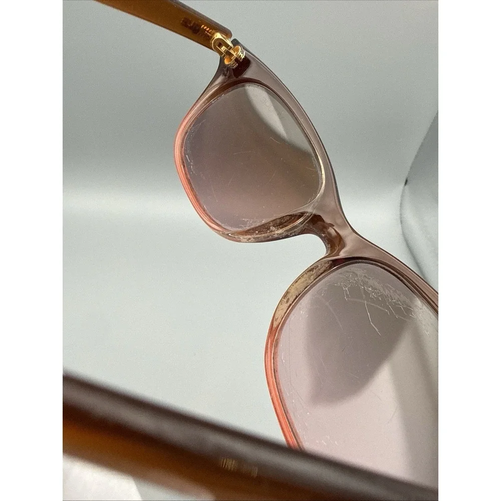 VOGUE VINTAGE SUNGLASSES AUTHENTIC BROWN/RED/PINK SQUARE POLARIZED RETRO RARE
